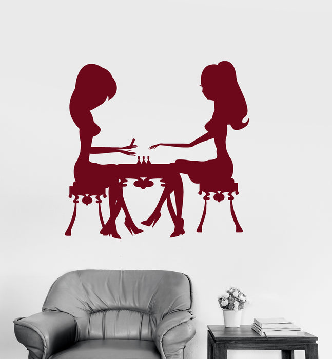 Vinyl Wall Decal Manicure Nails Studio Beauty Salon Fashion Stickers Unique Gift (1663ig)