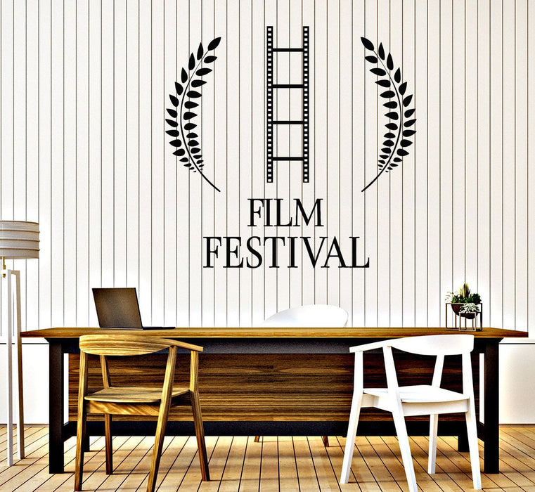 Vinyl Wall Decal Film Festival Cinema Movie Stickers Mural Unique Gift (153ig)