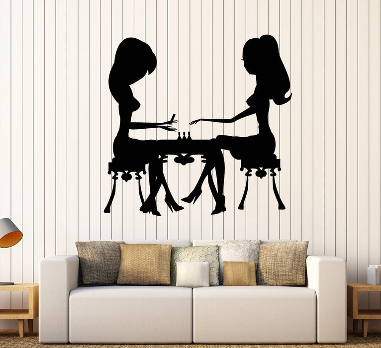 Vinyl Wall Decal Manicure Nails Studio Beauty Salon Fashion Stickers Unique Gift (1663ig)