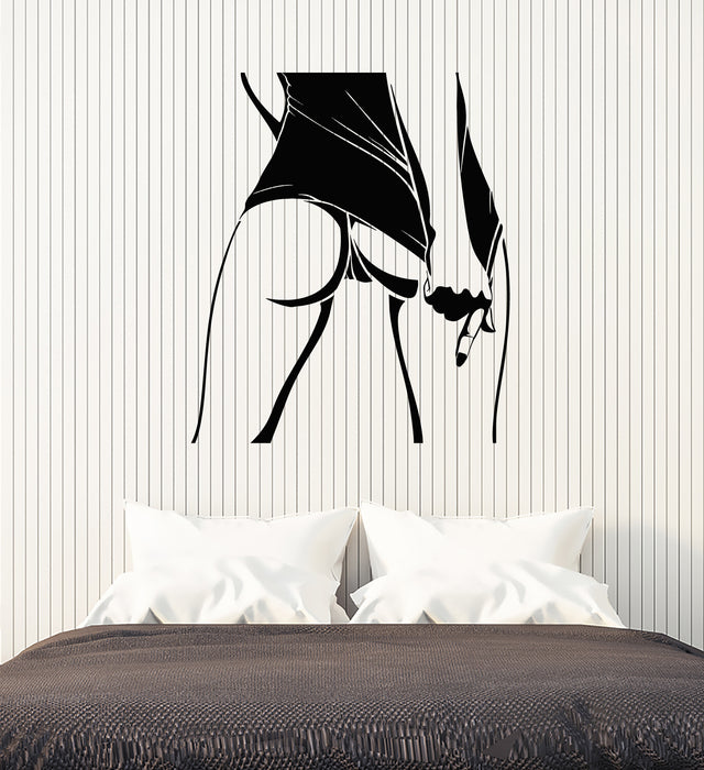 Vinyl Wall Decal Sexy Naked Girl Nude Woman Butt Adult Stickers (3818ig)
