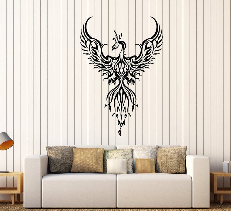 Vinyl Wall Decal Fantastic Bird Animal Phoenix Fairy Tale Stickers (2557ig)