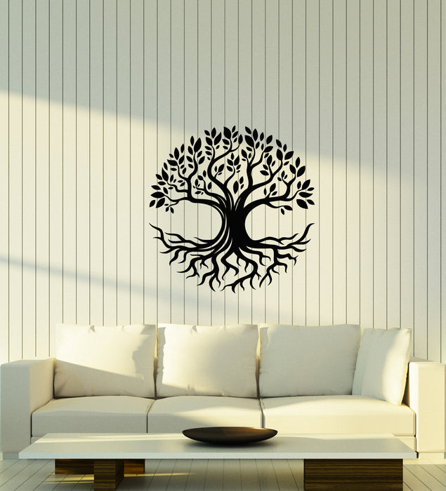 Vinyl Wall Decal Nature Family Tree of Life Celtic Symbol Stickers (3837ig)
