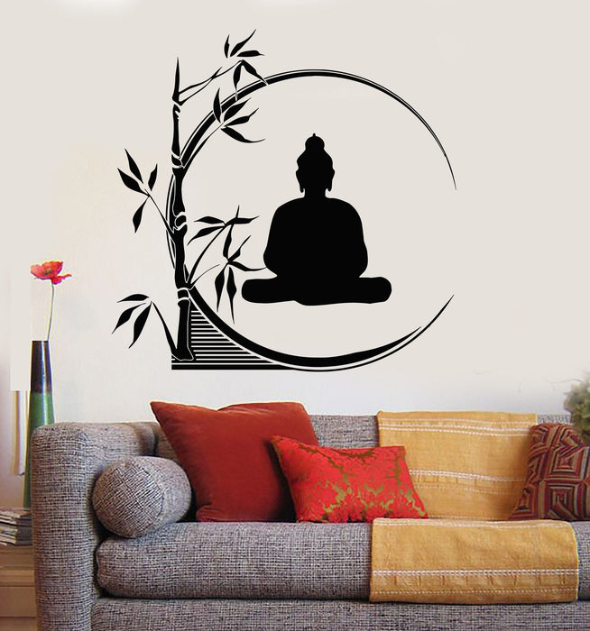 buddha yoga wall sticker decals