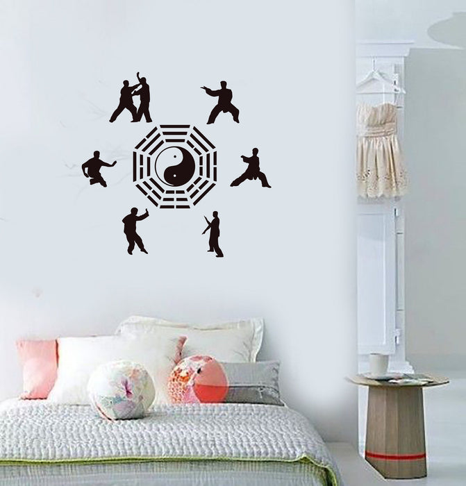 Vinyl Decal Martial Arts MMA Oriental Fighting Jiu Jitsu Karate Wall Stickers Unique Gift (ig2658)