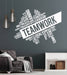 teamwork office wall stickers